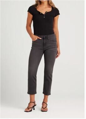 EDWIN NWT Elin Straight Long Denim Jean in Knight Rider  // 00 (24)